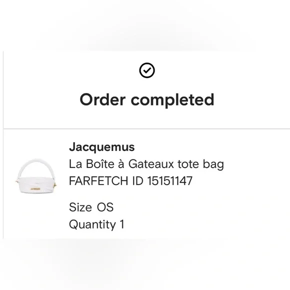 JACQUEMUS-AUTHENTIC Imported (NWT) White Leather La Boîte à Gateaux Hand Bag - Picture 2 of 16